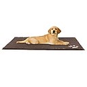 Pet Adobe Dog Door Mat for Muddy Paws, Brown, Large