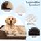 Show in main carousel: Pet Adobe Orthopedic Dog Bed with Bolster, Brown, X-Large slide 3 of 8