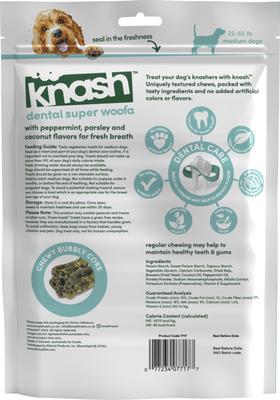 Show full view: Fieldcrest Farms Knash Super Woofa Dental Dog Chews, 7 count slide 3 of 5