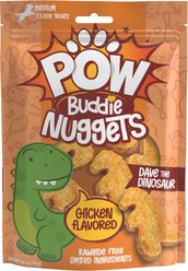 Fieldcrest Farms Pow Buddie Nuggets Dino Chicken Flavor Dog Treats, 13 count