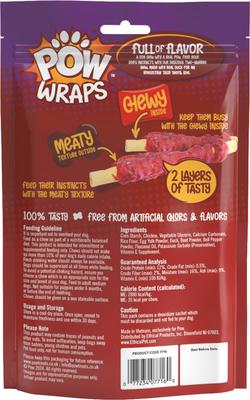 Show full view: Fieldcrest Farms Pow Meaty Wraps Duck Flavor Dog Treats, 12 count slide 3 of 4