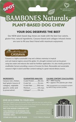 Show full view: Fieldcrest Farms Bambones Natural Wishbone 7-inch Dog Chew slide 3 of 6