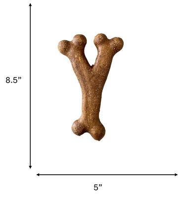 Show full view: Fieldcrest Farms Bambones Natural Wishbone 5-inch Dog Chews, 2 count slide 5 of 5