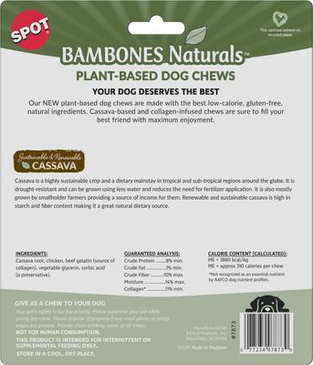 Show full view: Fieldcrest Farms Bambones Natural Wishbone 5-inch Dog Chews, 2 count slide 3 of 5