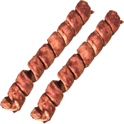 Show full view: Fieldcrest Farms Nothin' To Hide Spirals 8-inch Bully Dog Chews, 2 count slide 4 of 5