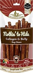 Fieldcrest Farms Nothin' To Hide Twist Stix Bully Dog Chew Treats, 10 count
