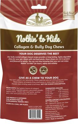 Show full view: Fieldcrest Farms Nothin' To Hide Spirals 5-inch Bully Dog Chews, 3 count slide 3 of 5