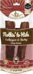 Fieldcrest Farms Nothin' To Hide Small Roll 5-inch Bully Flavor Dog Chews, 2 count
