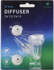 AquaZen Freshwater Aquarium CO2 3-in-1 Diffuser, Mini