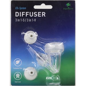 AquaZen Freshwater Aquarium CO2 3-in-1 Diffuser, Mini