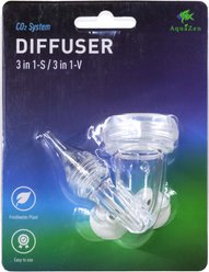 AquaZen Freshwater Aquarium CO2 3-in-1 Diffuser, Small