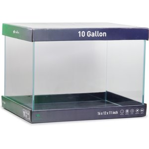 AquaZen Rimless Desktop Aquarium, 10-gal