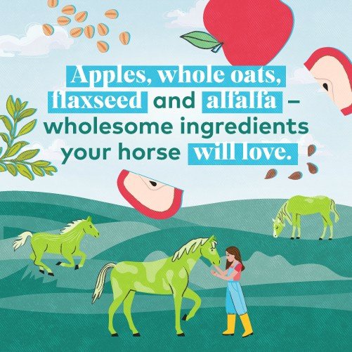 Show full view: Honest To Goodness Upcycled Horse Treats, Apple, 2-lb bag slide 2 of 7
