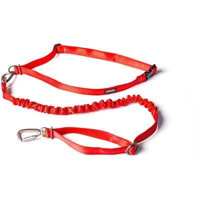 Stunt Puppy Stunt Puppy Stunt Runner Hands-Free Dog Leash, Red, Hands-Free Running Leash