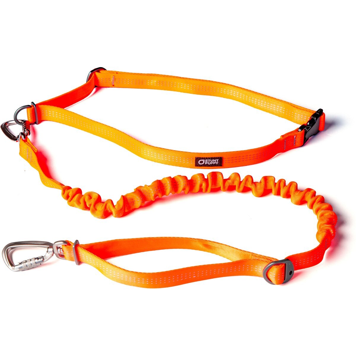 Stunt Puppy Stunt Runner Hands-Free Dog Leash, Orange, Hands-Free Running Leash