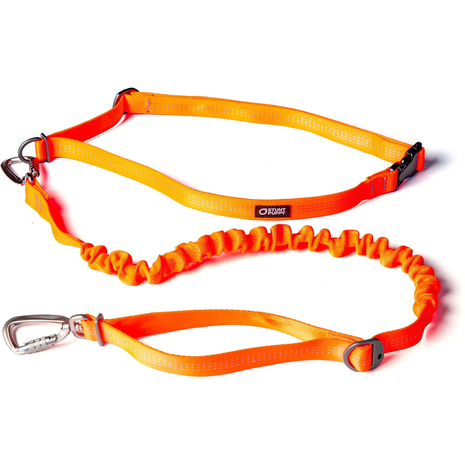 Stunt Puppy Stunt Runner Hands-Free Dog Leash, Orange, Hands-Free Running Leash