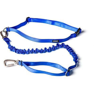 Stunt Puppy Stunt Puppy Stunt Runner Hands-Free Dog Leash, Blue, Hands-Free Running Leash