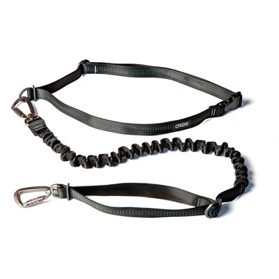 Stunt Puppy Stunt Puppy Stunt Runner Hands-Free Dog Leash, Black, Hands-Free Running Leash