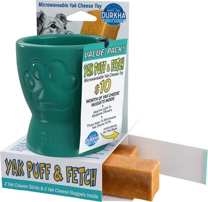 Show full view: Durkha Puff & Fetch Dog Toy, Teal slide 2 of 9