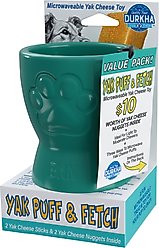 Durkha Puff & Fetch Dog Toy, Teal slide 1 of 7