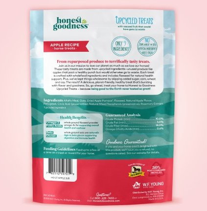 Show full view: Honest To Goodness Upcycled Horse Treats, Apple, 2-lb bag slide 6 of 7