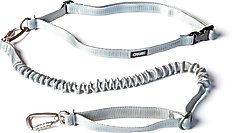 Stunt Puppy Stunt Runner Hands-Free Dog Leash, Silver, Hands-Free Running Leash