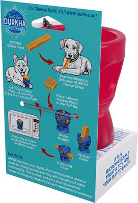 Show full view: Durkha Puff & Fetch Dog Toy, Pink slide 4 of 8