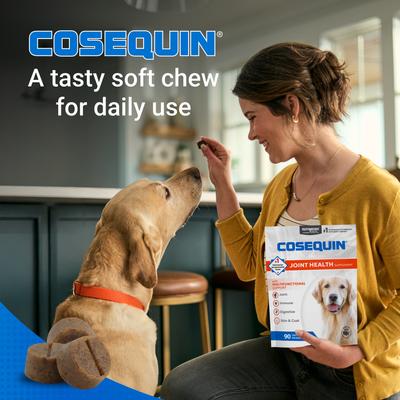 Show full view: Nutramax Cosequin Joint Health with Multifunctional Support Soft Chews Supplement for Dogs, 90 count slide 8 of 13