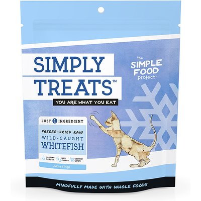 Simple Food Project Simple Food Project Whitefish Freeze-Dried Cat Treats, .49-oz