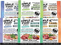 Simple Food Project 6-Pack Sample Bundle Freeze-Dried Dog Food, 6-oz