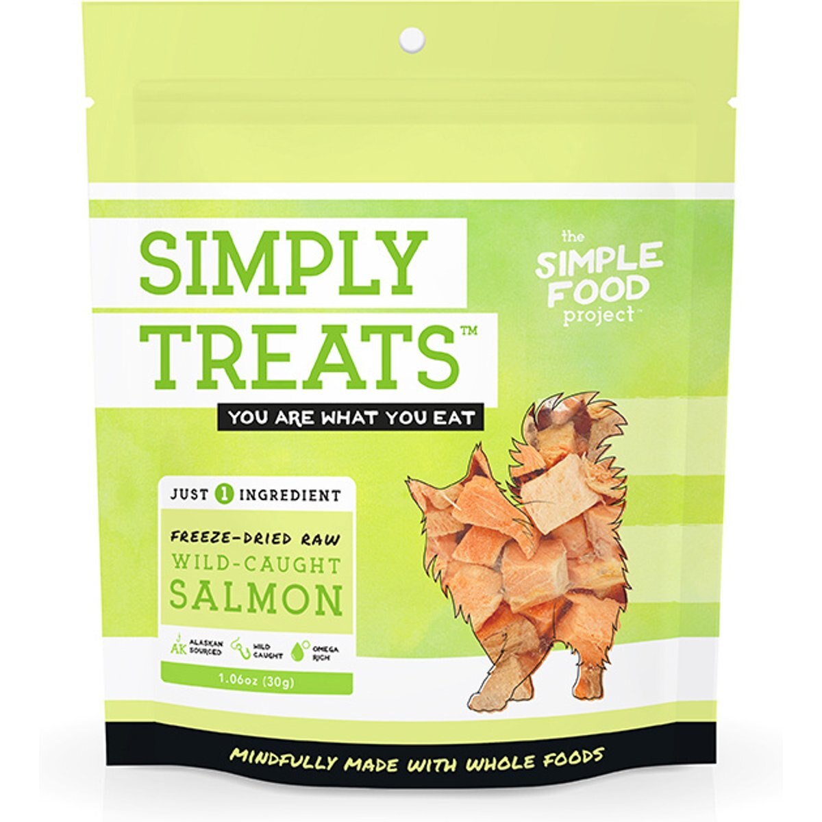 Simple Food Project Salmon Freeze-Dried Cat Treats, 1.06-oz