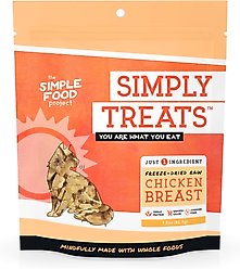 Simple Food Project Chicken Breast Freeze-Dried Cat Treats, 1.5-oz