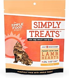 Simple Food Project Lamb Hearts Freeze-Dried Cat Treats, 1.5-oz