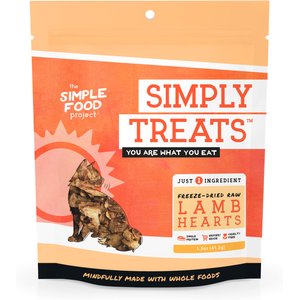 Simple Food Project Lamb Hearts Freeze-Dried Cat Treats, 1.5-oz