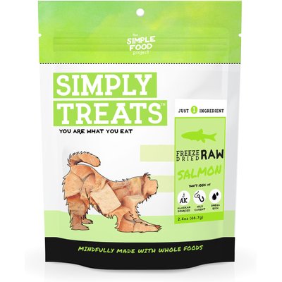 Simple Food Project Simple Food Project Salmon Freeze-Dried Dog Treats, 2.4-oz