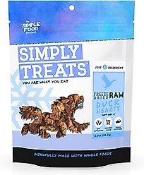 Simple Food Project Chicken Heart Freeze-Dried Dog Treats, 2.7-oz