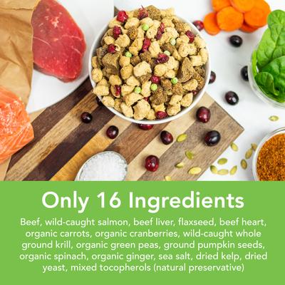 Show full view: Simple Food Project Beef & Salmon Recipe Freeze-Dried Dog Food, 1.5-lb box slide 4 of 9