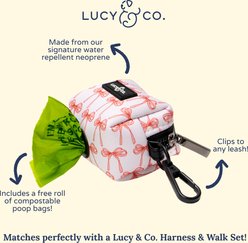 Lucy & Co. Take a Bow Leash Attachment Dog Poop Bag Dispenser slide 2 of 4