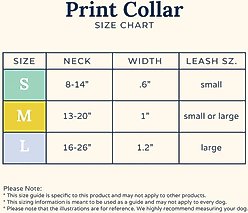 Lucy & Co. Just Chill Polyester Dog Collar, Small: 8 to 14-in neck, 1/2-in wide slide 2 of 4