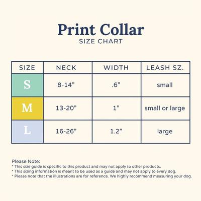 Show full view: Lucy & Co. Just Chill Polyester Dog Collar, Small: 8 to 14-in neck, 1/2-in wide slide 4 of 4