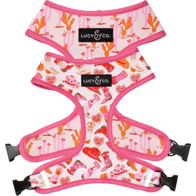Lucy & Co. Lucy & Co. Howdy, Honey Reversible Dog Harness, Medium: 17 to 23-in chest