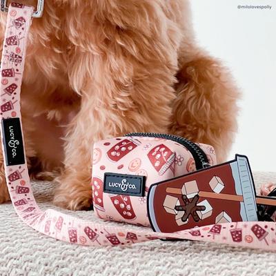 Show full view: Lucy & Co. Iced Coffee SZN Polyester Dog Leash, Large: 5-ft long, 1-in wide slide 6 of 9