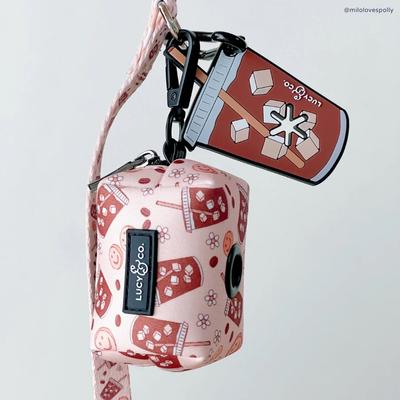 Show full view: Lucy & Co. Iced Coffee SZN Leash Attachment Dog Poop Bag Dispenser slide 6 of 6