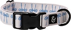 Lucy & Co. Bowwow Wow! Polyester Dog Collar, Small: 8 to 14-in neck, 1/2-in wide