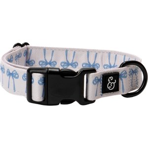 LUCY & CO. The Looking Sharp Polyester Dog Collar, Green, Large