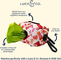 Lucy & Co. Howdy, Honey Leash Attachment Dog Poop Bag Dispenser slide 2 of 5