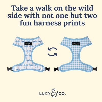 Show full view: Lucy & Co. Bowwow Wow! Reversible Dog Harness, Large: 20 to 28-in chest slide 4 of 5