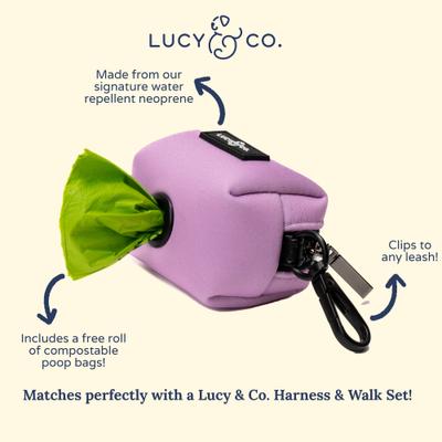 Show full view: Lucy & Co. Bouquet Leash Attachment Dog Poop Bag Dispenser slide 3 of 3