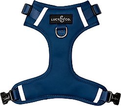 Lucy & Co. Navy No Pull Dog Harness, Small: 14 to 18-in chest