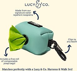 Lucy & Co. Spring Green Leash Attachment Dog Poop Bag Dispenser slide 2 of 3